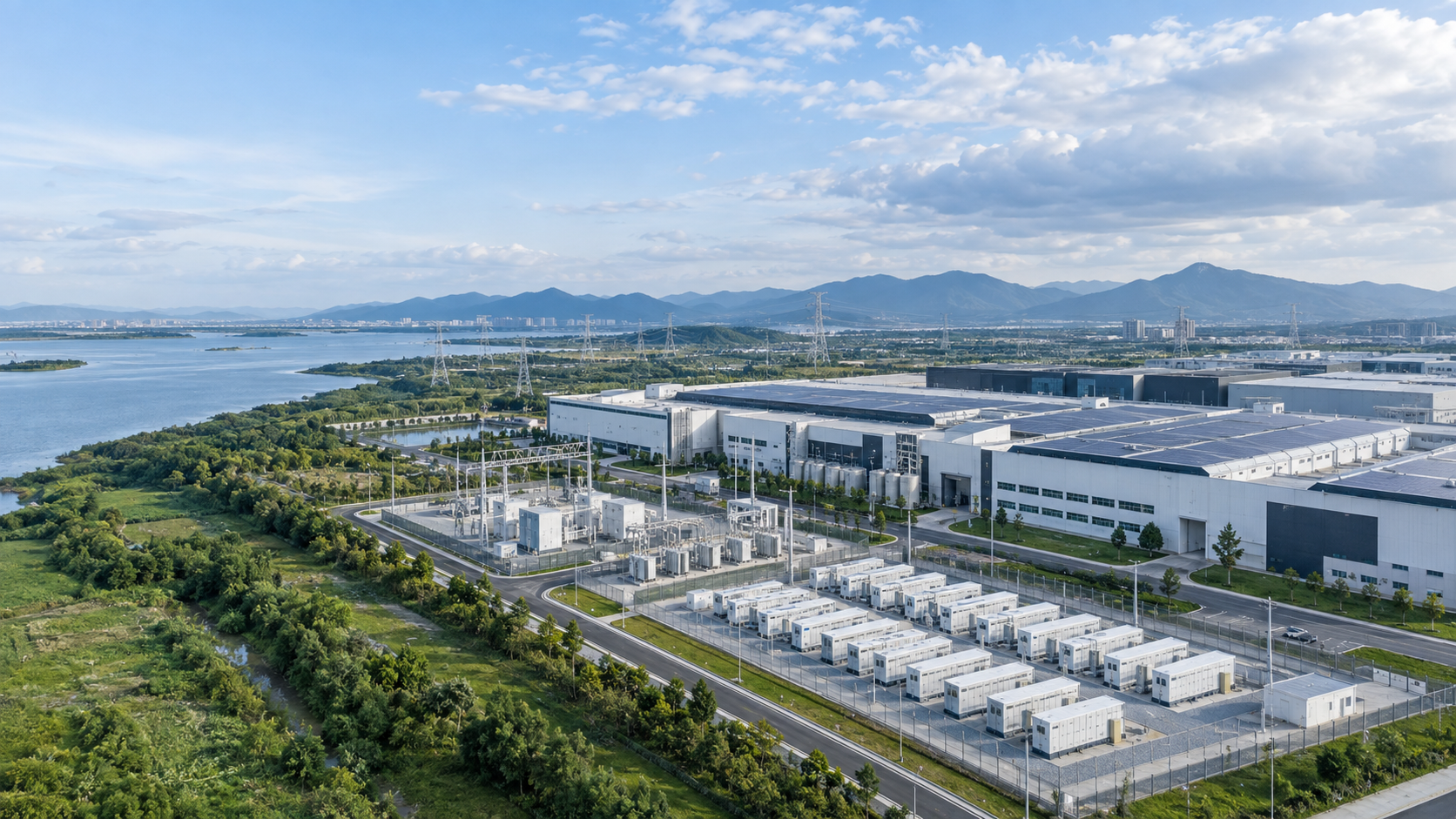 园区储能与电力基础设施实景